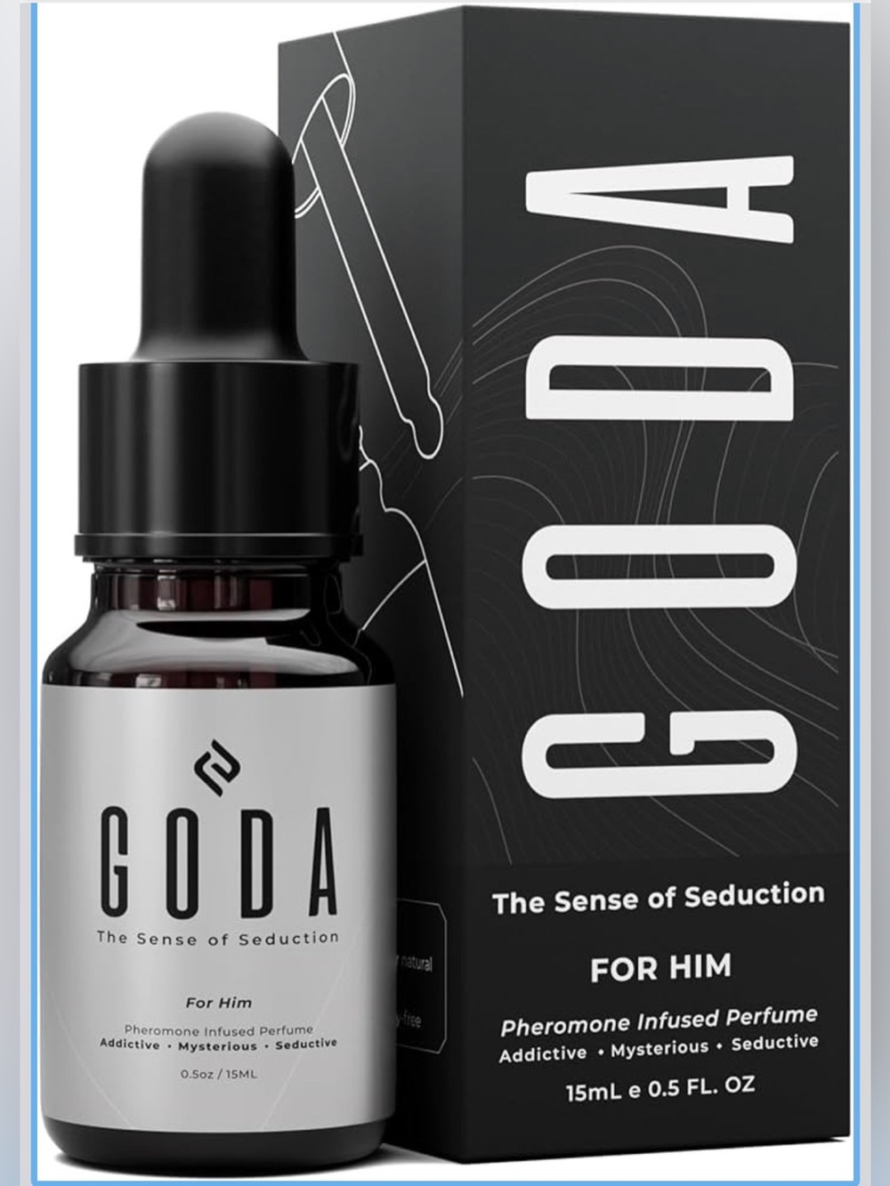GODA Pheromones Cologne for Men Infused with Real Pheromones-New in original box